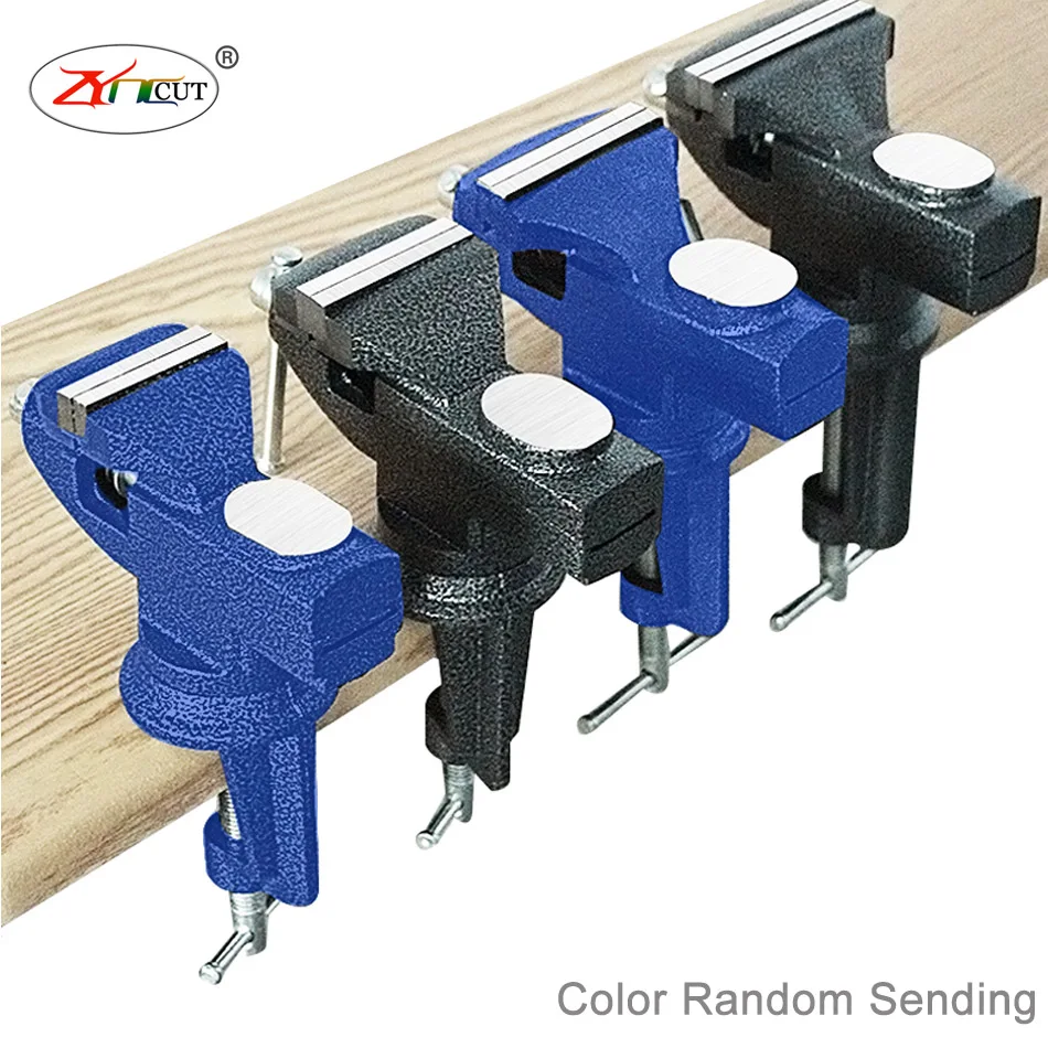 Table Vice TYPE 50 60 70mm 360 degree universal rotating heavy mini table vise, Universal rotating simple vise，Mini vise