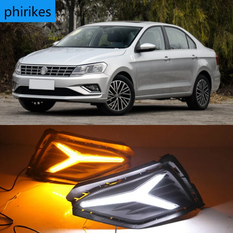 

LED DRL Daytime Running Light Daylight Fog lamp For Volkswagen VW Jetta 2017-2019