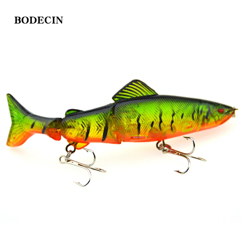 1pcs 17.7g 125mm Fishing Wobblers Lure Wobbler Lures Bait For Fish Peche 3 Segments Minnow Swimbait Hard Baits With Steel Ball