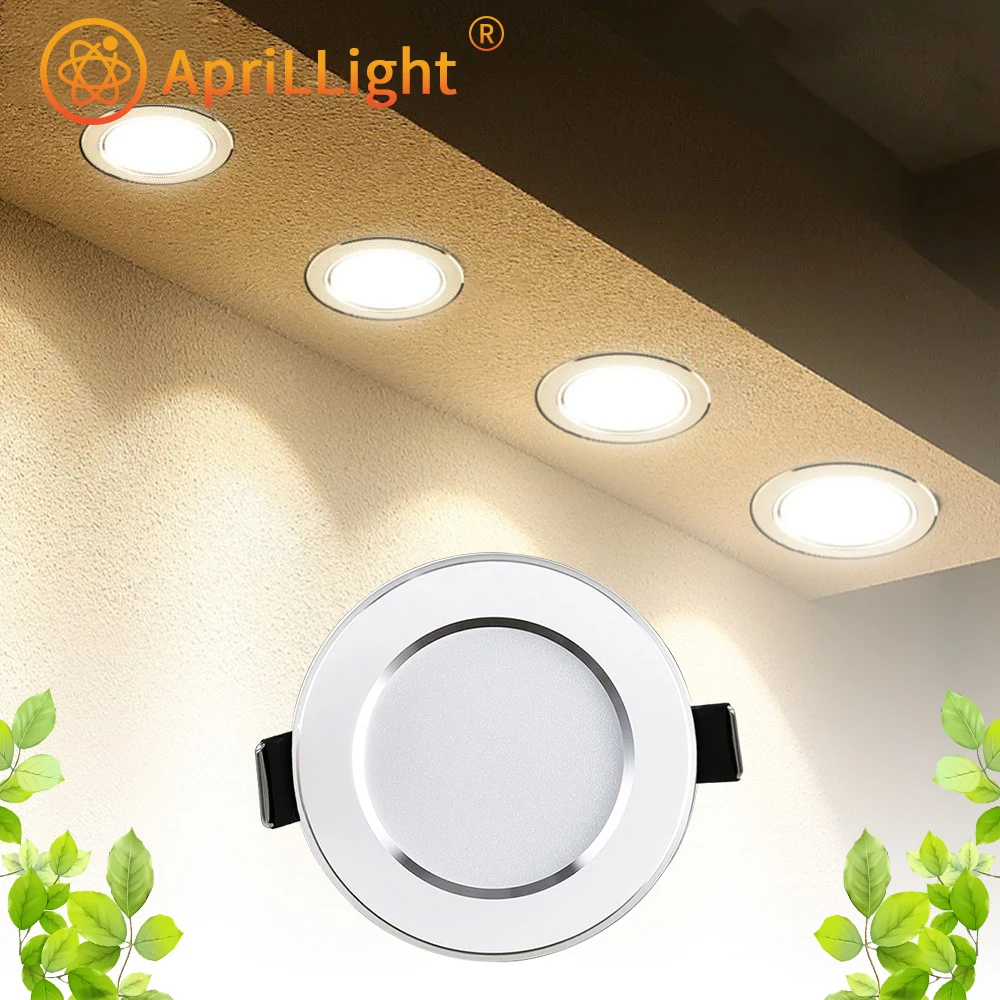 LED typu Downlight 5W 9W 12W 15W AC 220V ciepły biały naturalna biel zimny biały wpuszczone okrągłe lampy sufitowe Spotlight oświetlenie wewnętrzne