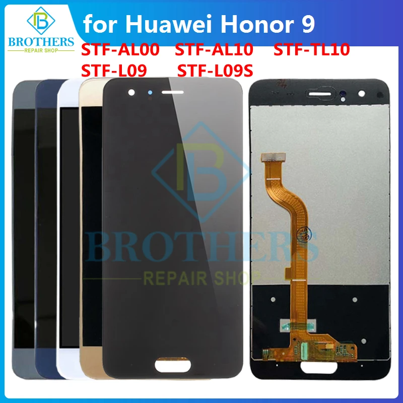 LCD Display For Huawei Honor 9  LCD Screen for Honor9 STF-L09 AL00 AL10 STF-TL10 LCD Assembly Touch Screen Digitizer Tested Top