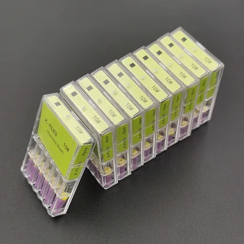 5박스 치과용 K 파일 손 사용 6 #   8 #   10 #   15 #   스테인레스 스틸 치과 파일 근관 근관 치과 파일 악기