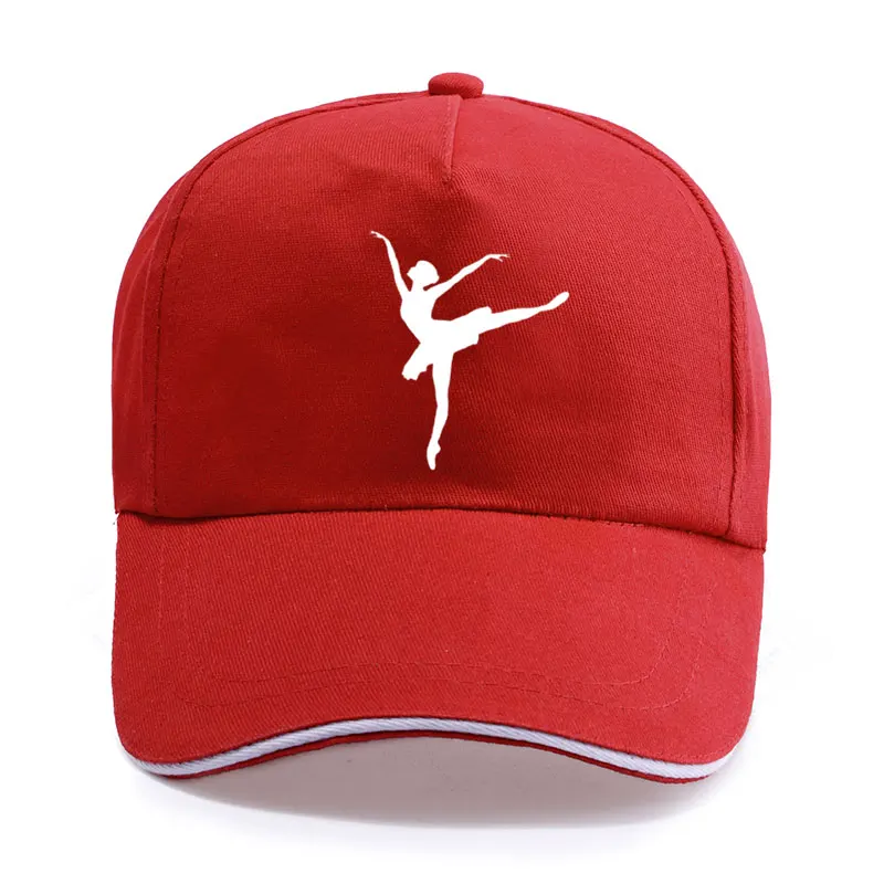 2020 New Summer Ballet Dancer Dancing Print Baseball Cap Unisex Women Men Cotton Dad Hat Snapback Hats Trucker Cap Sun-Hats