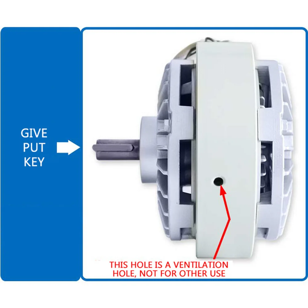 Freno de polvo magnético de un solo eje, control de tensión, dc24v, FZ6A-1 de embrague de polvo magnético sin base