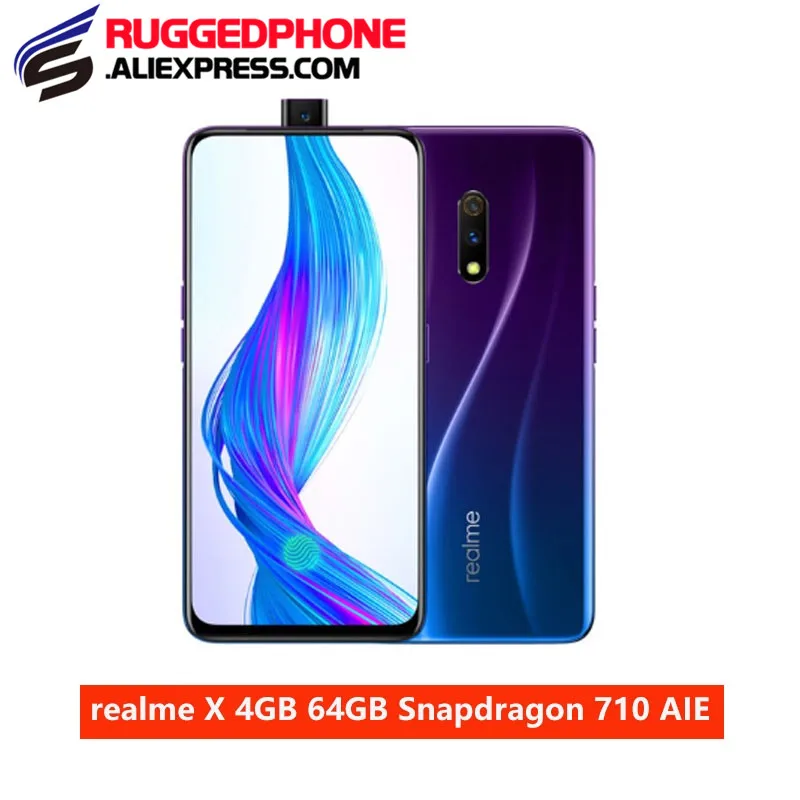 CNversion GlobalROM Realme X Snapdragon 710 Octa Core 8GB 256GB 6.53