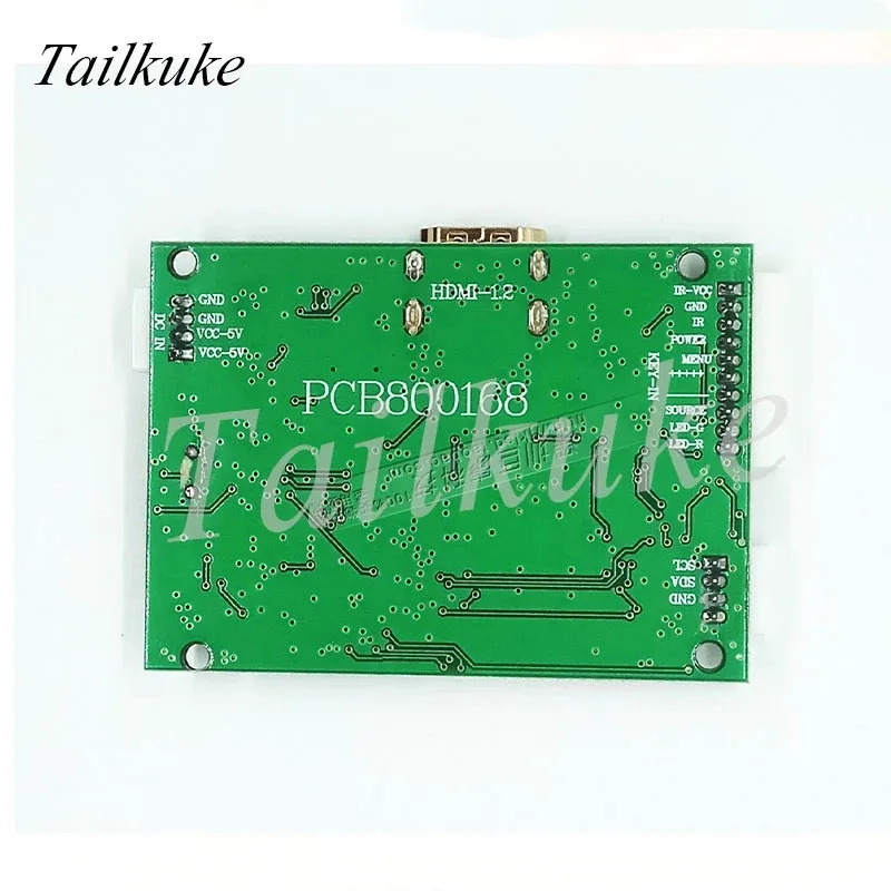 PCB800168 고화질 멀티미디어 인터페이스-TTL 어댑터 보드, 7 인치 8 인치 9 인치 LCD 스크린 드라이버 보드