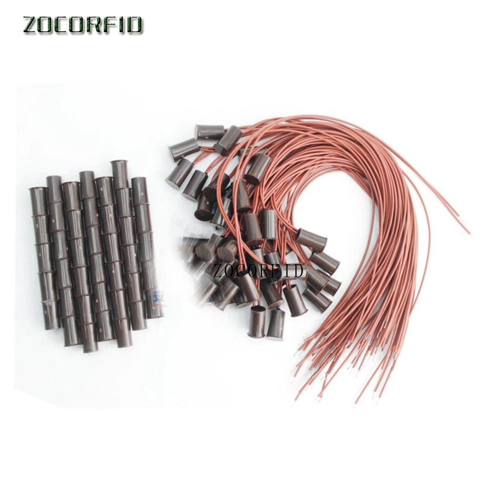 10pairs NO type Wired Window Magnetic Contact Sensor Detector Window Sensor Magnetic Switch Home Alarm System