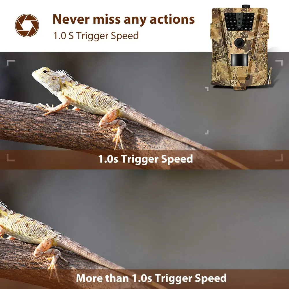 Wireless Wildlife Trail Basic Hunting Camera HT001B 12MP 1080P Night Vision Wild Surveillance Photo Traps Cameras