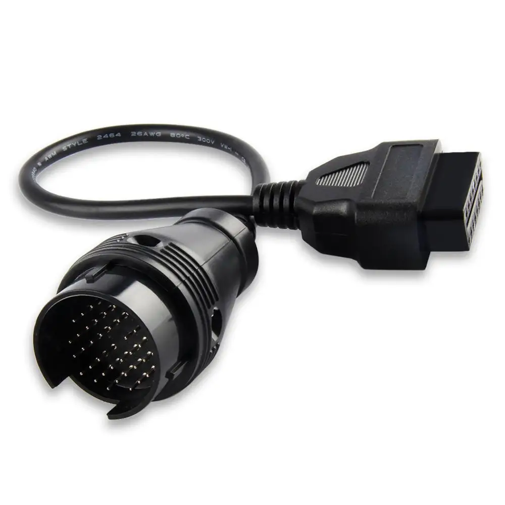 High Quality MB 38 Pin to 16 Pin OBD2 OBD II Diagnostic Adapter For Mercedes 38 Pin OBD 38pin Connector For Benz  Obd2 Cable