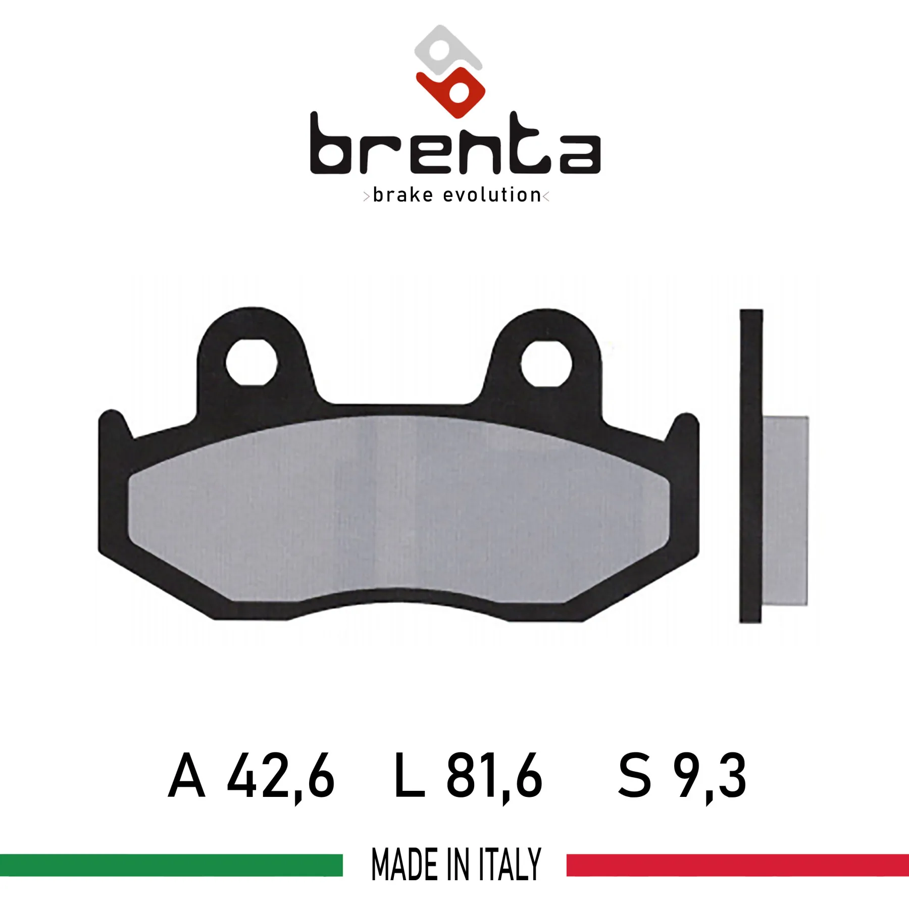 Brenta for HONDA NES 125/150/ PES 125/150/ SES 125/150 FT3034-FA323 Motorcycle  Brake Disk Pad Organic (!! Front!!)