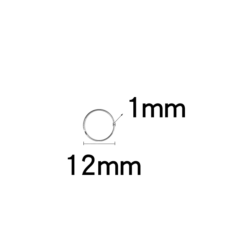 5–30 Stück 12–50 mm Edelstahl-Schlüsselanhänger, runder Schlüsselanhänger, geteilter Schlüsselanhänger, Schlüsselhalter für Schlüssel, doppelte geteilte Ringe