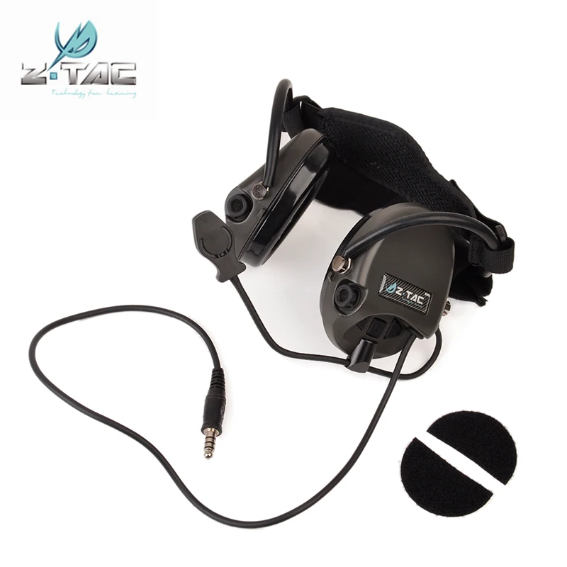 Z-Tactical TCI Liberator II Neckband Headset Military Hunting Wargame Airsoft Tactical Comtac Noise Reduction Headphone Z039