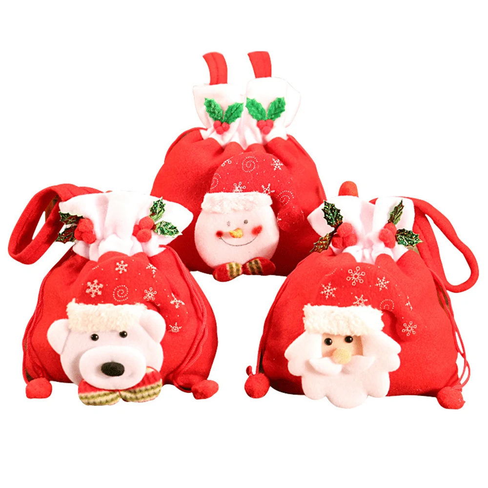 Christmas Tree Decoration Non-woven Candy Tote for Christmas Tree Decoration Ornaments