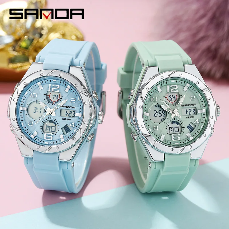 Luxury Rose Gold Women Men Digital Watches Fashion Stainless Steel LED Electronic Wristwatch Waterproof Sports Clock reloj mujer