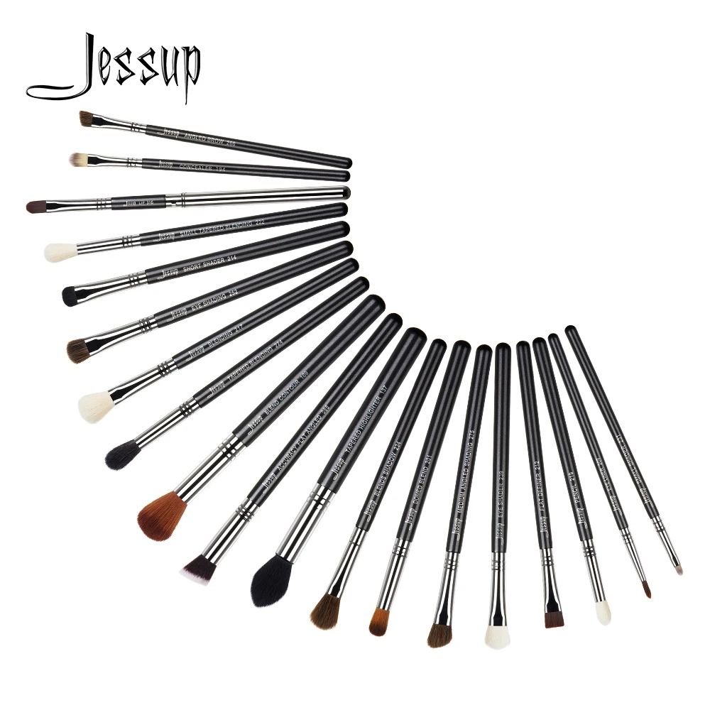 Jessup Brushes Synthetic Hair Professional Makeup-Brush-Set pinceaux maquillage Eyeliner Concealer Eyeshader Blending 14-19pcs