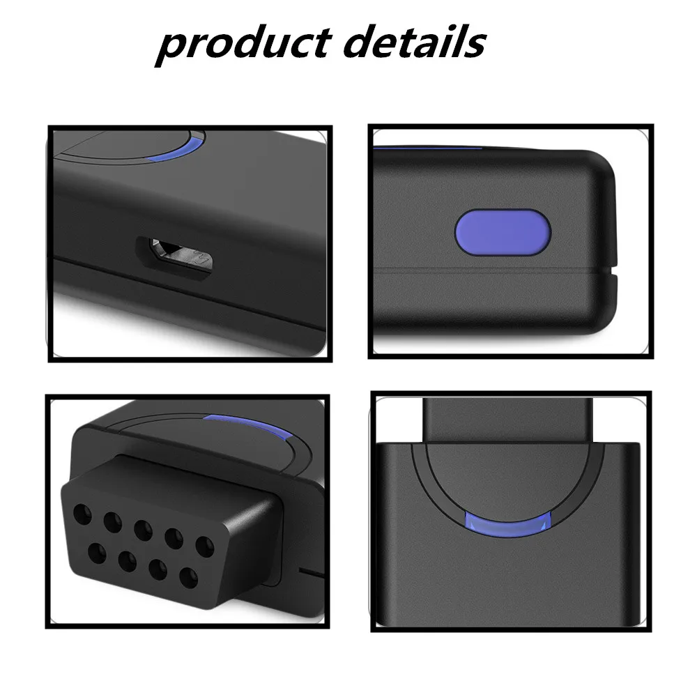 8BitDo Wireless Bluetooth Receiver Adapter for SEGA Genesis for Mega Drive for Wii U Pro/ Switch Pro/ PS4/PS3