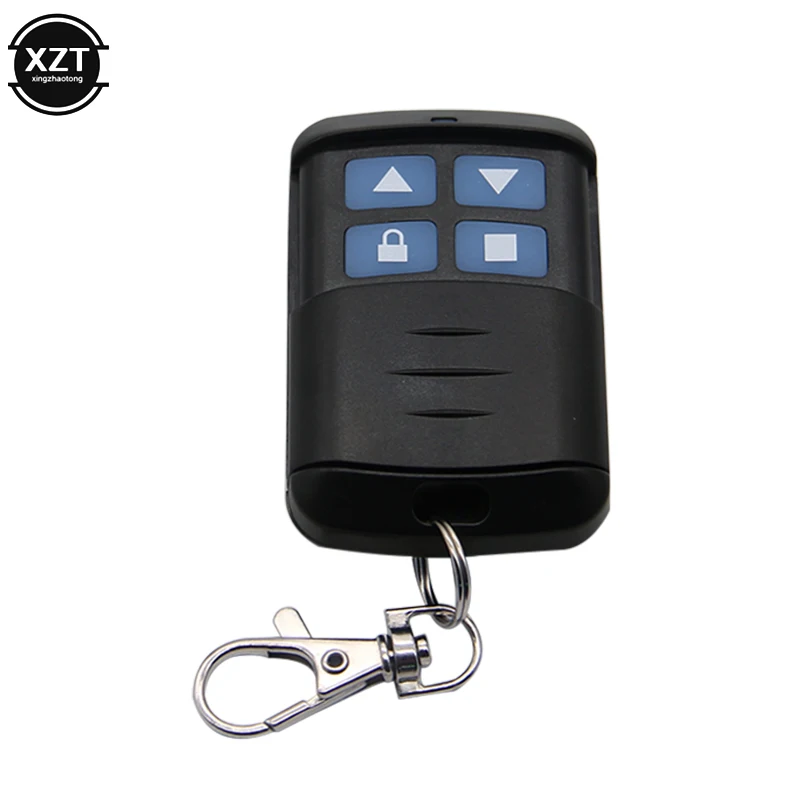 Universal 433MHz Wireless Remote Control 4-Channel Cloning Electric Gate Garage Door Transmitter Duplicator RF Key Fob Control