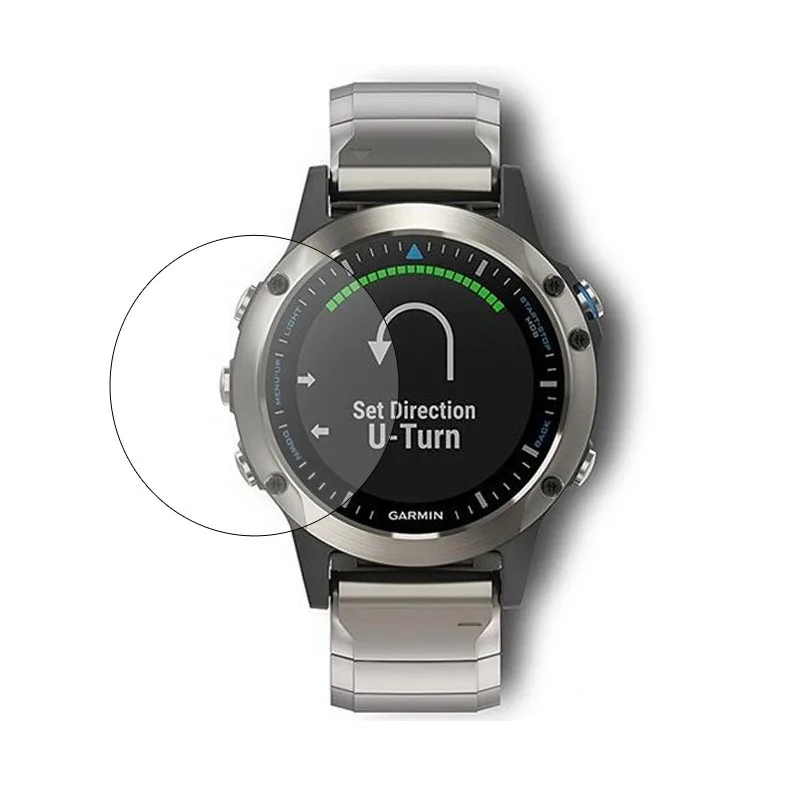 Ochronna folia ze szkła hartowanego osłona ochronna dla Garmin Quatix 5/3 zegarek Quatix3 Quatix5 zabezpieczenie ekranu Smartwatch