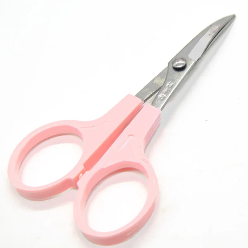 5 pcs lot wangwuquan 4.5inch stainless steel thread clipping curved blade scissors yarn cutting trimmer