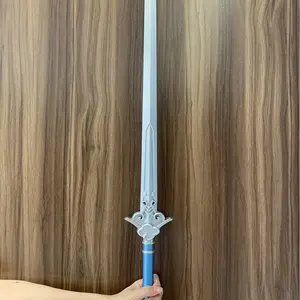 MO DAO ZU SHI Espada Cosplay, Arma Lan Wangji, Espada Azul, Faca 1:1, Espadachim, PU de Segurança, Anime, Grande, 80cm 10 principais vendas faca de mato grande - №10