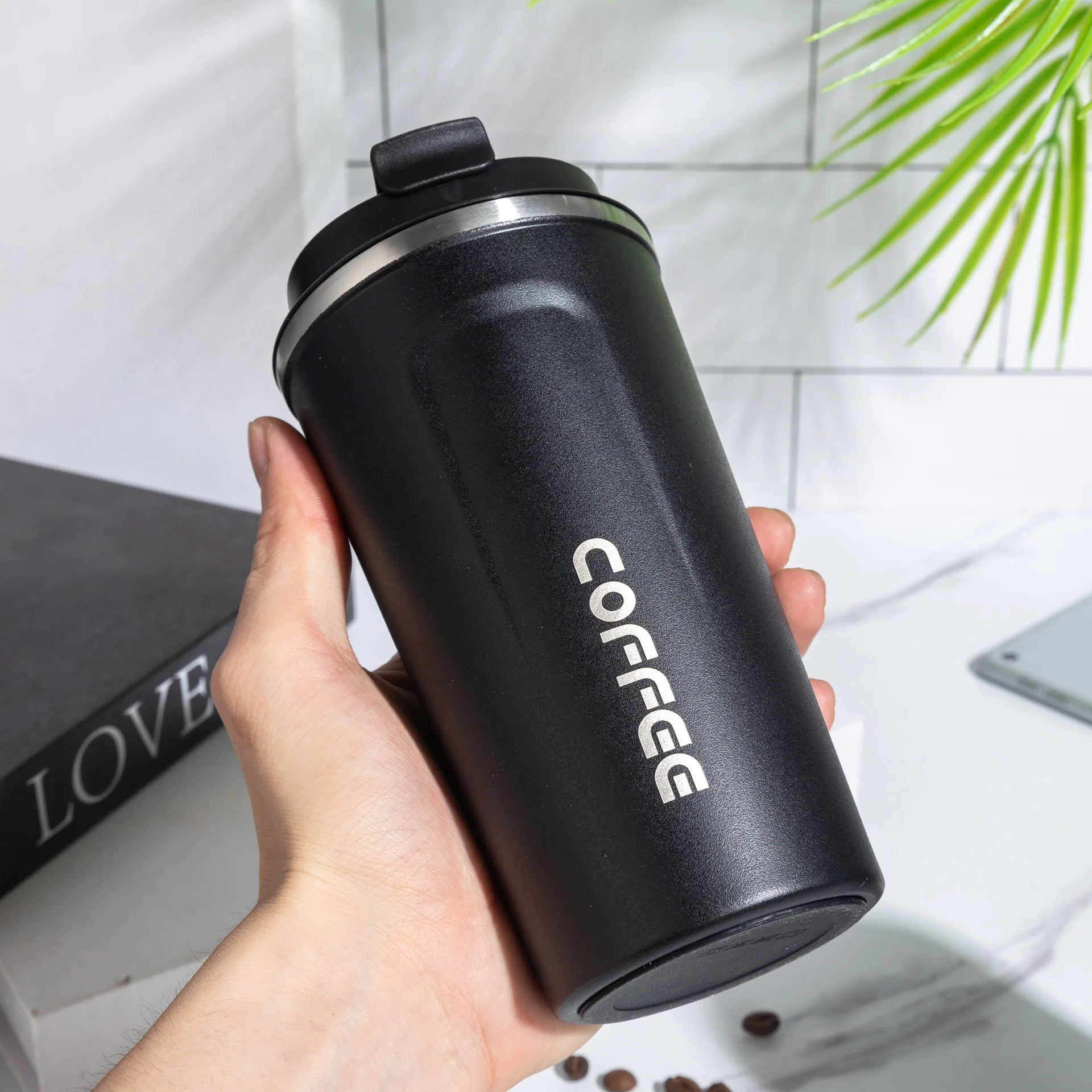 New Style Double Stainless steel 304 Coffee Mug Car Thermos Mug Leak_Proof Travel Thermo Cup Thermosmug For Gifts