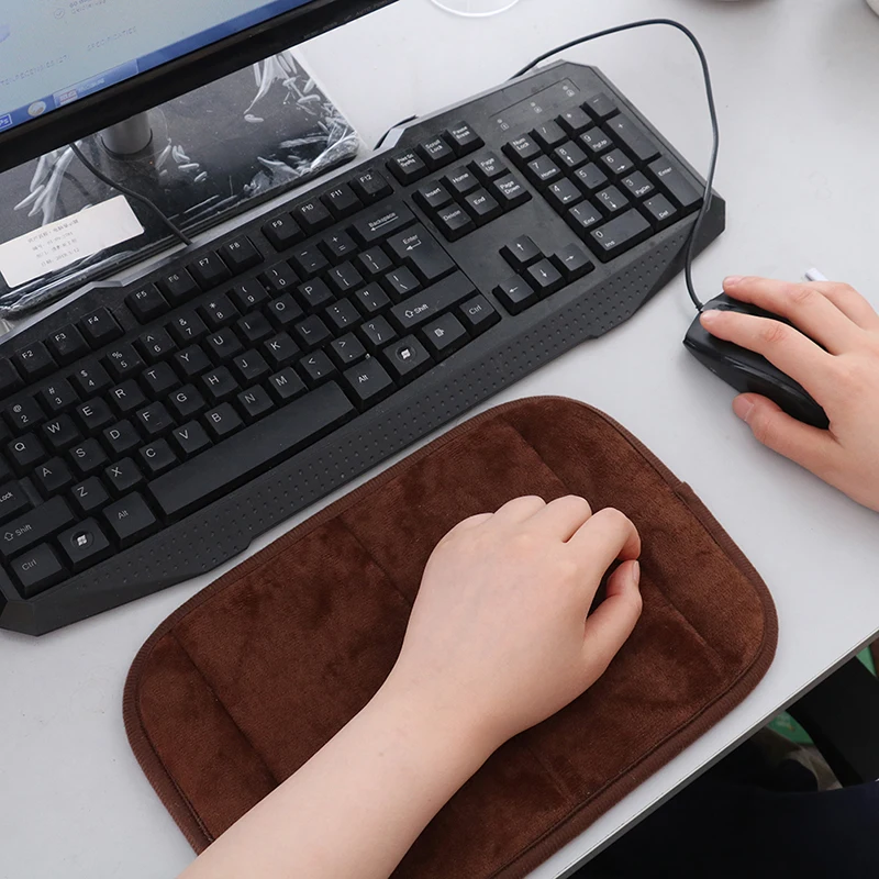 Soft Keyboard Pad Sweat-absorbent Anti-slip Computer Wrist Elbow Mat Memory Cotton Office Desktop Pad