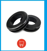 1/10p einseitige Gummitüllen zum Schutz, Ring15/17/20/22/25/27/30/32/35/40/45/50/70 mm, geruchlose Gummidichtung zum Schutz des Drahts – Detail 12