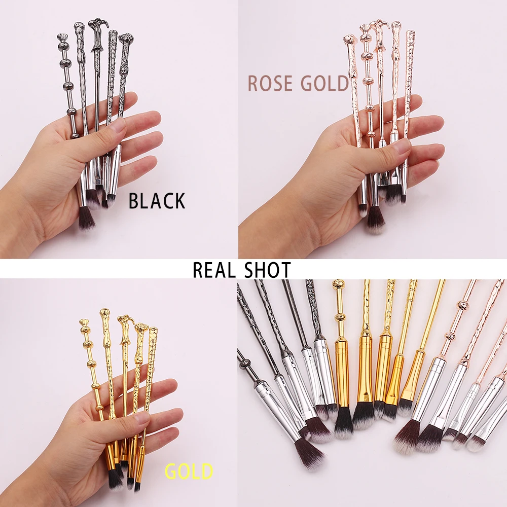 8 Styles Movie Inspired Profession Makeup Brush Set Magic Wand Eye Shadow Brush Beauty Cosmetics Brush Tool Makeup Set Hot