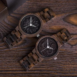 Japan Movement Wood Watch Men BOBO BIRD Quartz Wristwatches Top Brand Luxury Man Clock Fashion Drop Shipping Custom Dropshipping