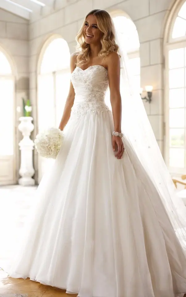 Strapless bride wedding dress European and American pregnant princess  wedding dress wedding large size wedding dress - AliExpress 320