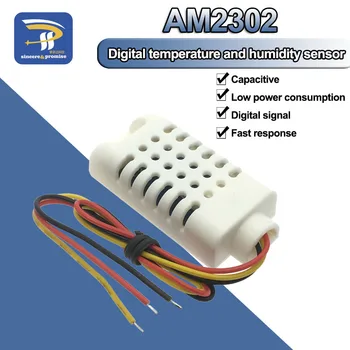 1 adet kablolu DHT22/AM2302 dijital sıcaklık ve nem sensörü AM2302