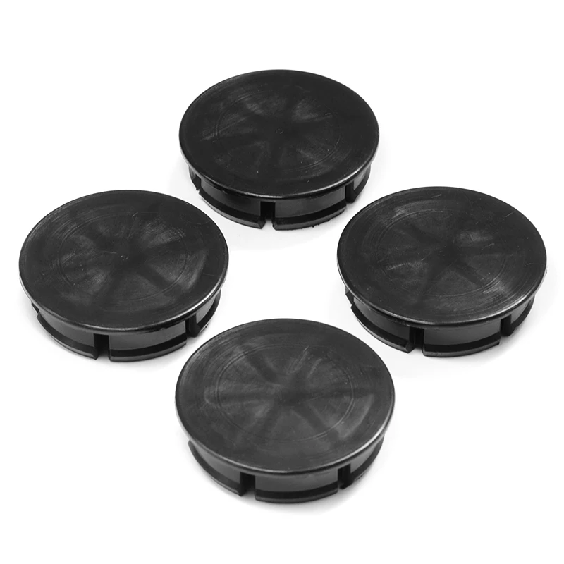 4pcs 49mm (48.5mm) Black Car Rim Hub Cap for Abarth 500 Car Wheel Hub Center Cap for Fiat Abarth Marea Multipla Punto Scorpion