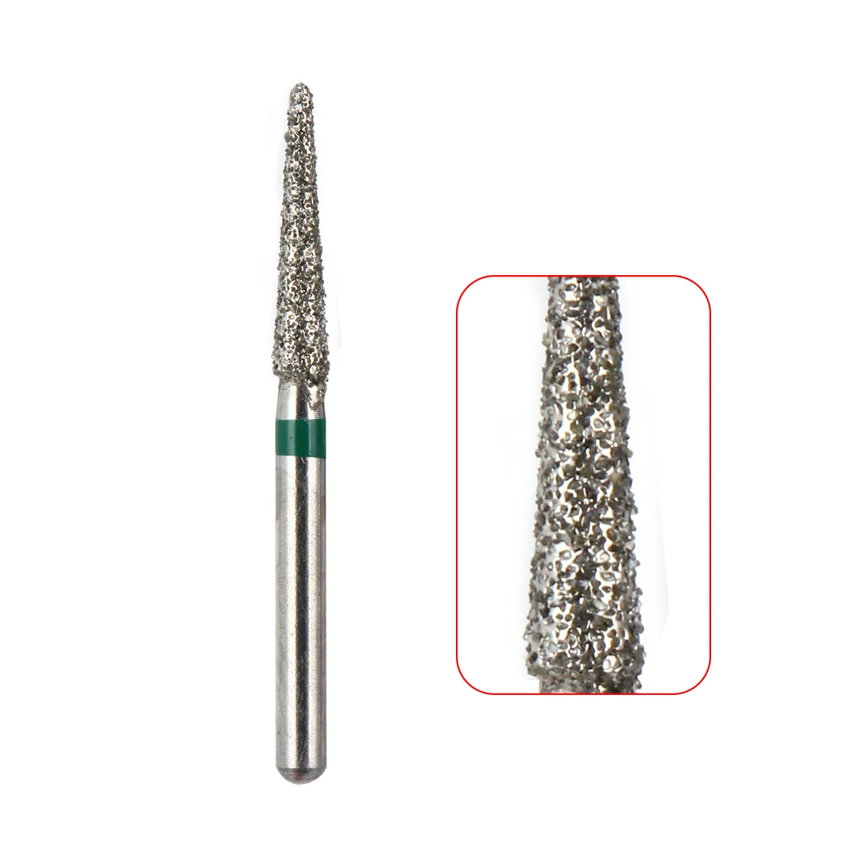 AZDENT 5 Pcs/Pack Dental Diamond Burs Drill for High Speed Handpiece FG Series Bur Dia 1.6mmDentistry Tools