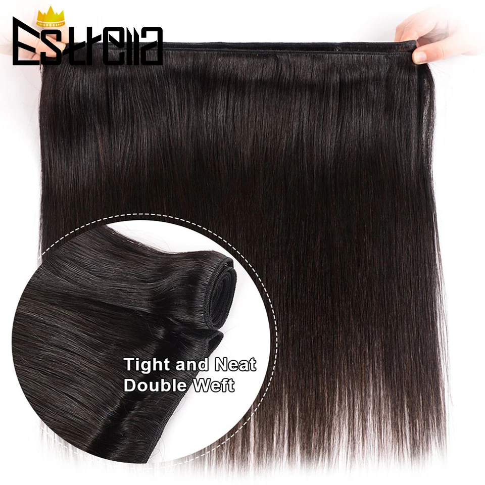 Straight 6Pcs Bundles Brazilian 100% Human Hair Straight Bundles 6Pcs/Lot Remy Natural Hair Deal 8-28\