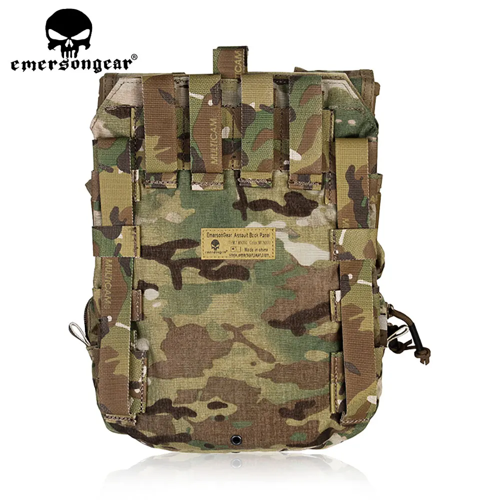 Imagem -02 - Emersongear-assalto Painel Traseiro Tático Molle Vest Munição Carrier Pouch Grupo Plate Carrier Coletes de Caça Em9300