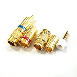 Hifi audio 4 szt. Hul Van den C-8.4 RCA złącze RCA Audio z diy VDH kabel RCA 8.0mm wtyczkami RCA adapter jack