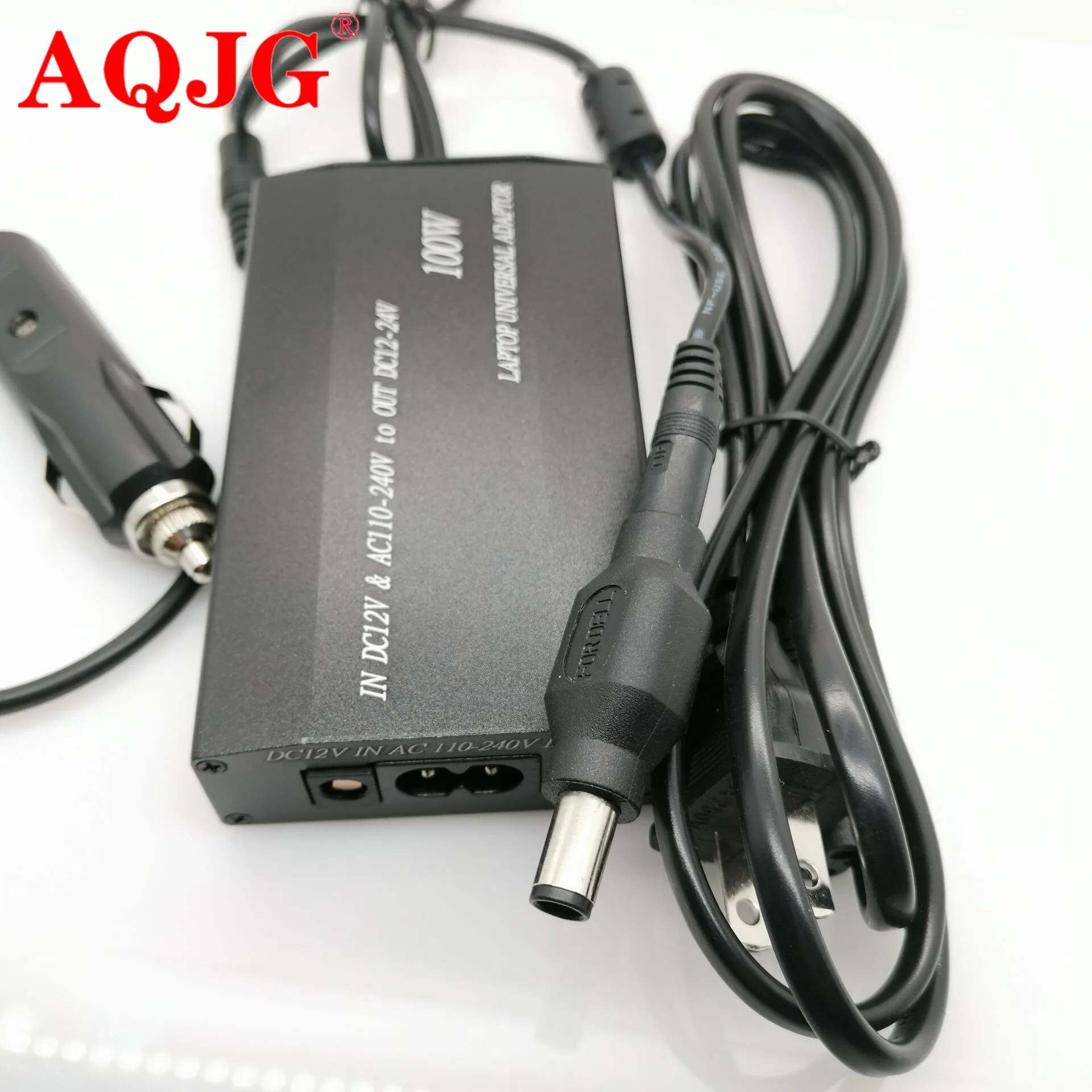 100W AC Adapter Power Supply Universal For Laptop in Car DC Charger Notebook with 34pcs connector USB 2.0