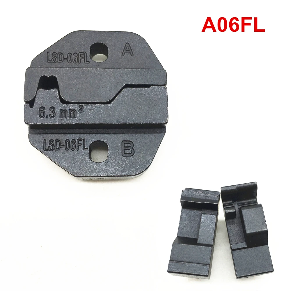 Crimping die sets A06FL for crimping flag terminals connector 6AWG 6.3mm2