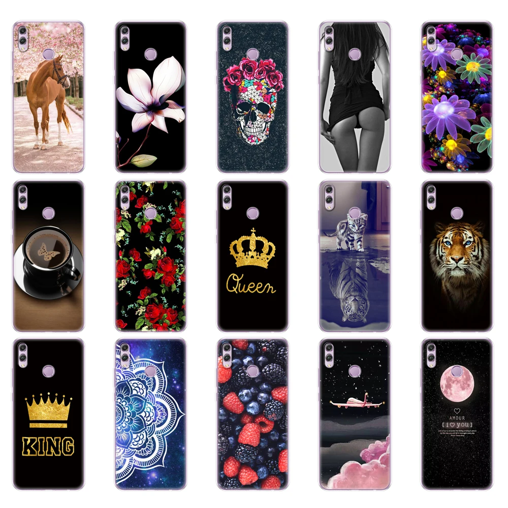 Cover For Huawei Honor 8x Case 6.5 Inch Silicon Soft TPU Back Cover For Huawei Honor 8x Protect Phone Cases Shell Coque Bags