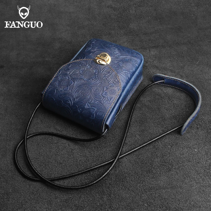 New Women Handbags Fashion Genuine Leather Shoulder Bags Female Large Capacity Crossbody Bags Small Solid Flap Phone Purse