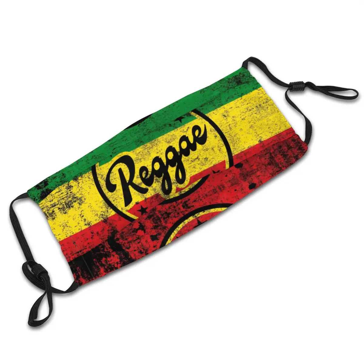 Reggae, Rastafari Flag, Reggae Flag Colors R322 Novelty R322 Activated Carbon Filter Mask