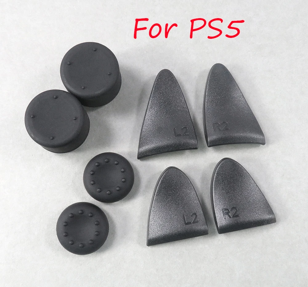 30sets 8 in 1 For PS5 Gamepad L2 R2 Trigger Button Rocker Cap ABS Button Set Game Accessories Controller Extended Buttons Kit