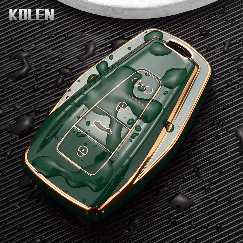 New TPU Car Remote Key Case Cover Shell For Geely Coolray 2019-2020 Atlas Boyue NL3 Emgrand X7 EX7 SUV GT GC9 Borui Accessories