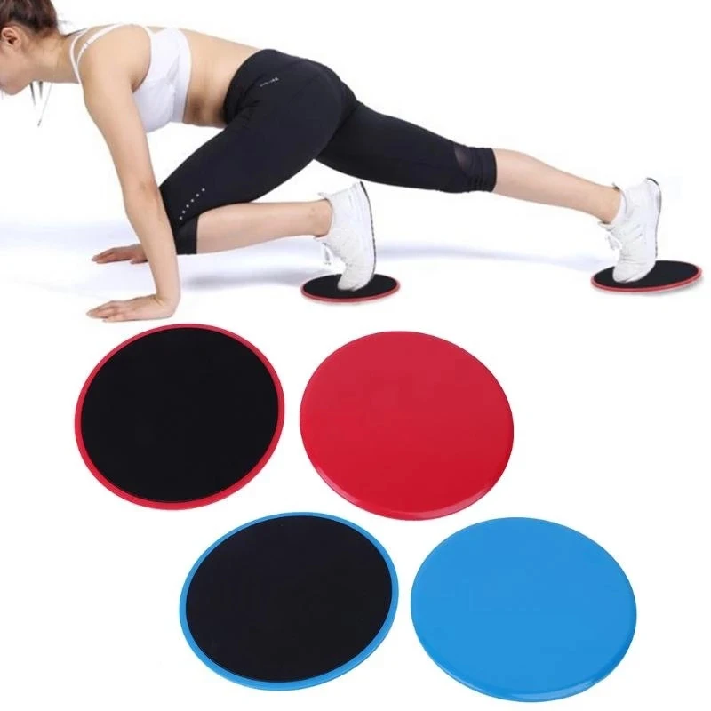 2Pcs Exercise Sliding Gliding Discs Yoga Fitness Abdominal Trainers Core Slider Gliding Discs Yoga Training Exercise On Sale