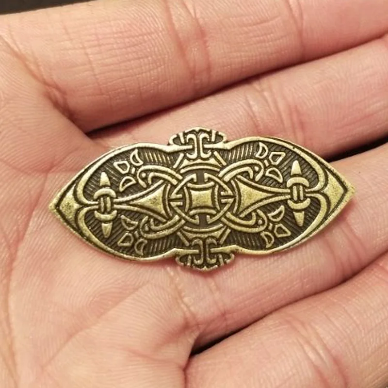 Nordic Viking Amulet fibula Brooches Vegvisir Scandinavian Compass Icelandic Wicca Talisman celt Knot Brooch Badge Pin Viking B