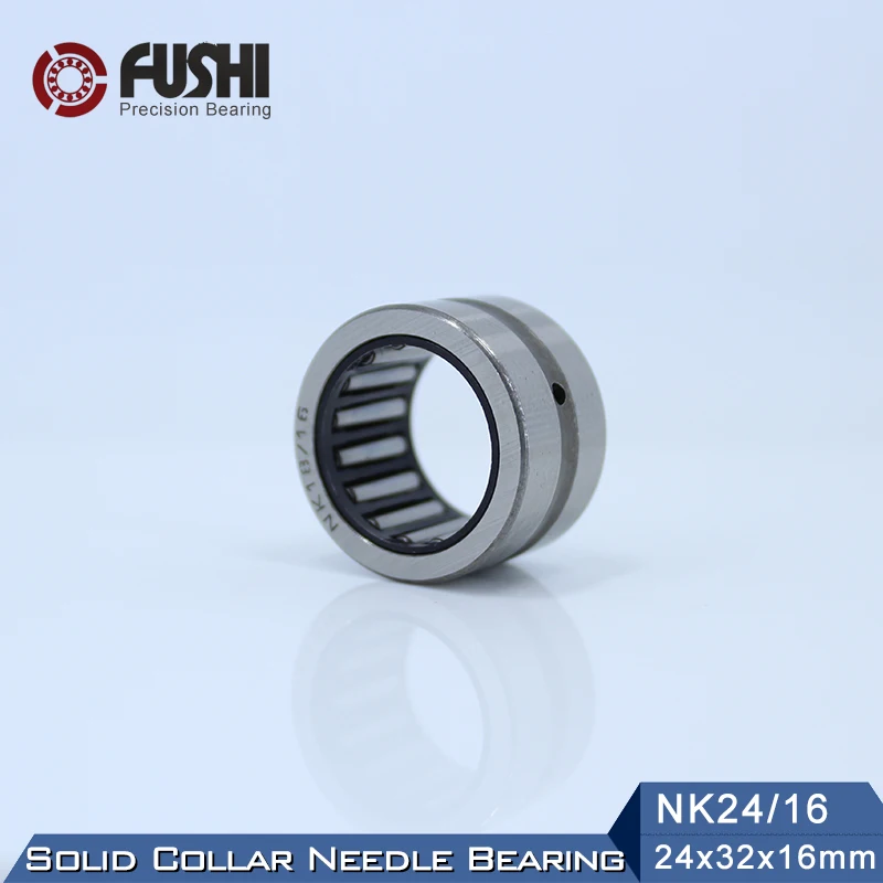 NK24/16 Bearing 24*32*16 mm ( 5 PC ) Solid Collar Needle Roller Bearings Without Inner Ring NK24/16 NK2416 Bearing