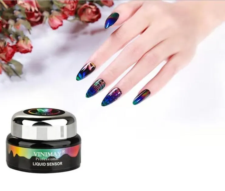 3G Temperature Color Change Soak Off Gel liquid Crystal Nail Polish Mood Ring Pigment Paint Nail UV Gel