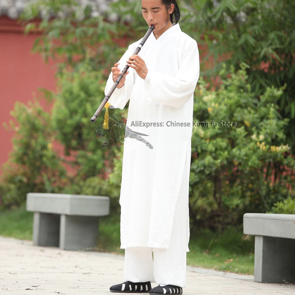 25 Colori di Lino Shaolin Wudang Taoista Robe Vestito Tai Chi Arti Marziali Kung Fu Wushu Wing Chun Uniformi