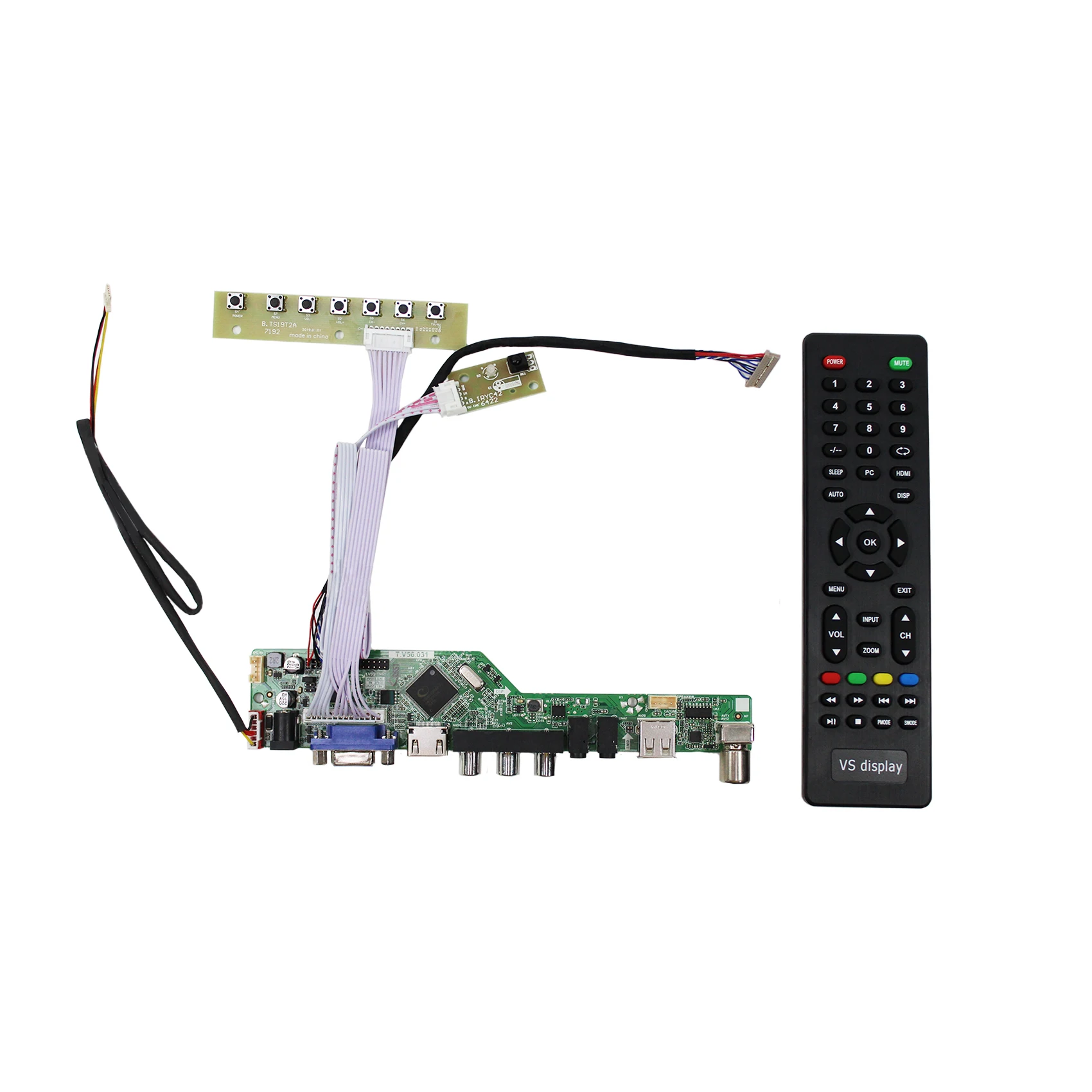 LCDディスプレイ付きコントローラーボード,15インチ,1024x768,tm150tsdg70,hd,vga,av,USB,rf