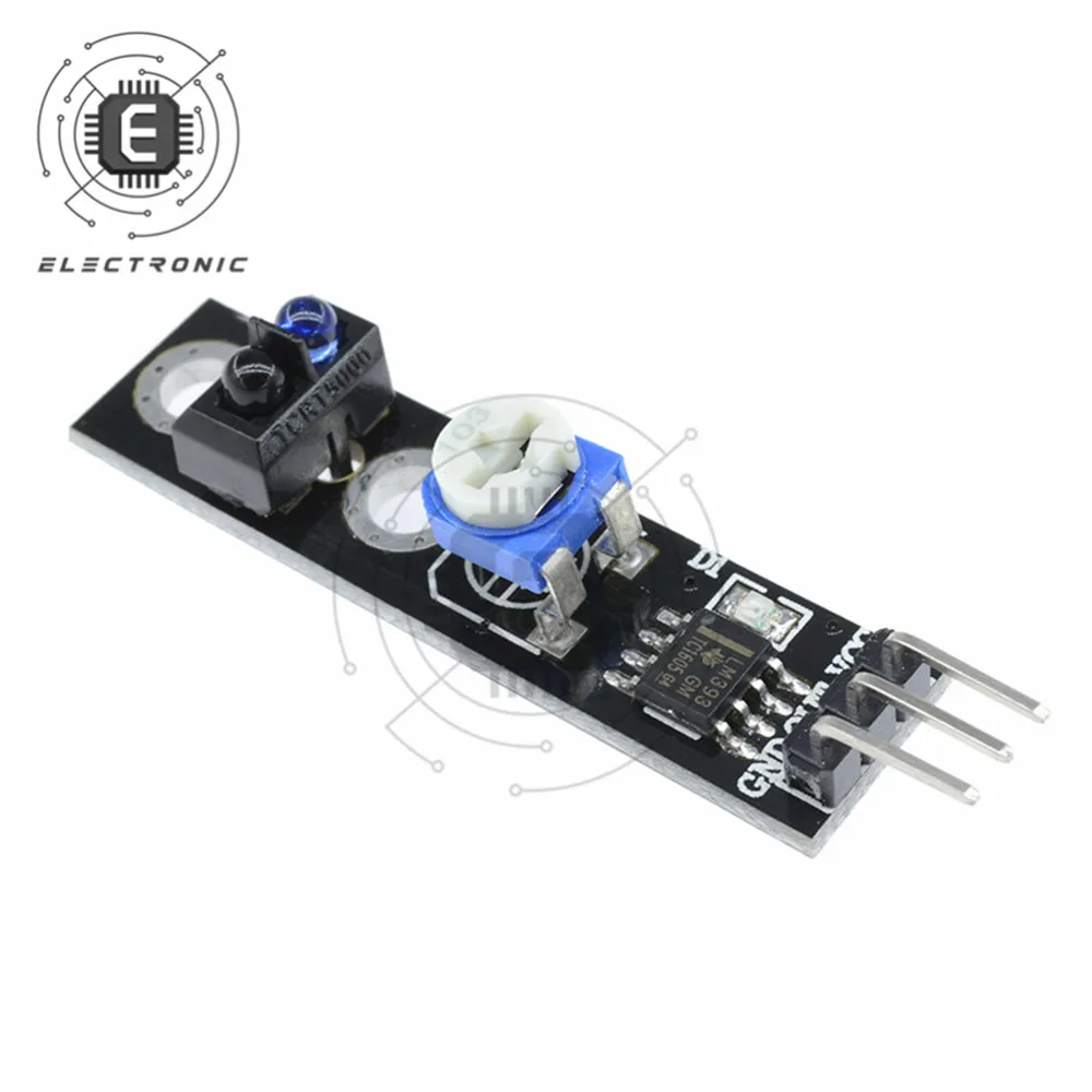 1 pz TCRT5000 modulo di tracciamento 3pin riflettore modulo interruttore a infrarossi sensore riflettente a infrarossi per Arduino